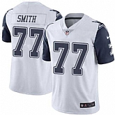 Nike Men & Women & Youth Cowboys 77 Tyron Smith White Color Rush Limited Jersey,baseball caps,new era cap wholesale,wholesale hats